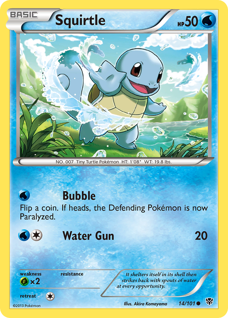 Squirtle (14/101) [Black & White: Plasma Blast] | Chromatic Games