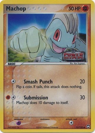 Machop (53/108) (Stamped) [EX: Power Keepers] | Chromatic Games