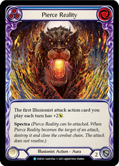 Pierce Reality (Blue) [EVR143] (Everfest)  1st Edition Rainbow Foil | Chromatic Games