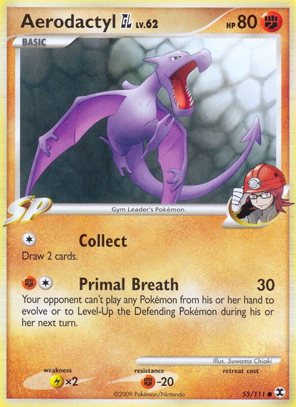 Aerodactyl GL (55/111) [Platinum: Rising Rivals] | Chromatic Games