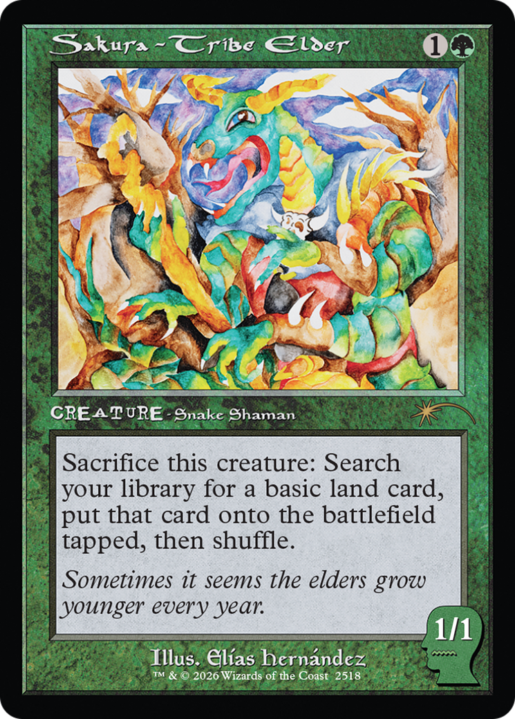 Sakura-Tribe Elder (2518) [Secret Lair Drop Series] | Chromatic Games