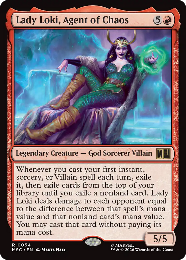 Lady Loki, Agent of Chaos (Surge Foil) [Marvel Super Heroes Commander] | Chromatic Games