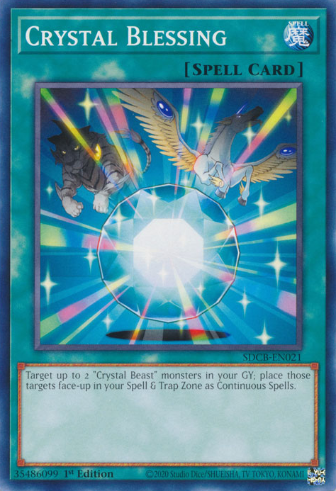 Crystal Blessing [SDCB-EN021] Common | Chromatic Games