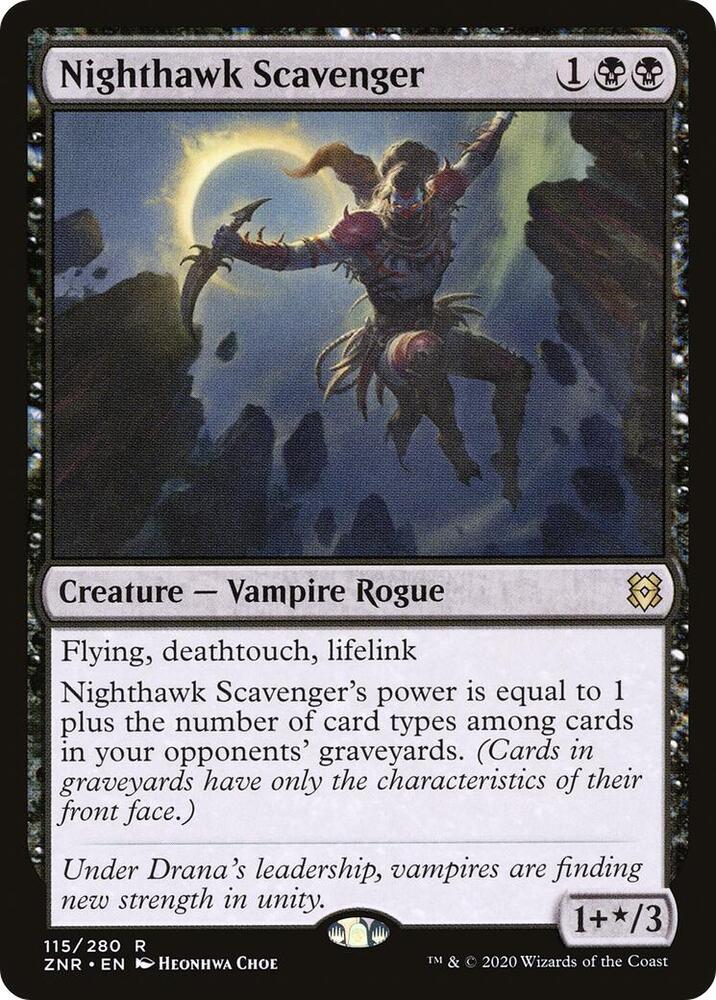 Nighthawk Scavenger 115 (Zendikar Rising)  | Chromatic Games