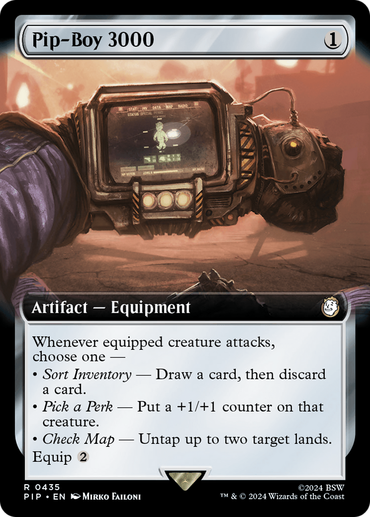 Pip-Boy 3000 (Extended Art) [Fallout] | Chromatic Games