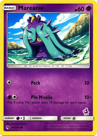 Mareanie (105/214) (Mewtwo Deck) [Battle Academy 2020] | Chromatic Games