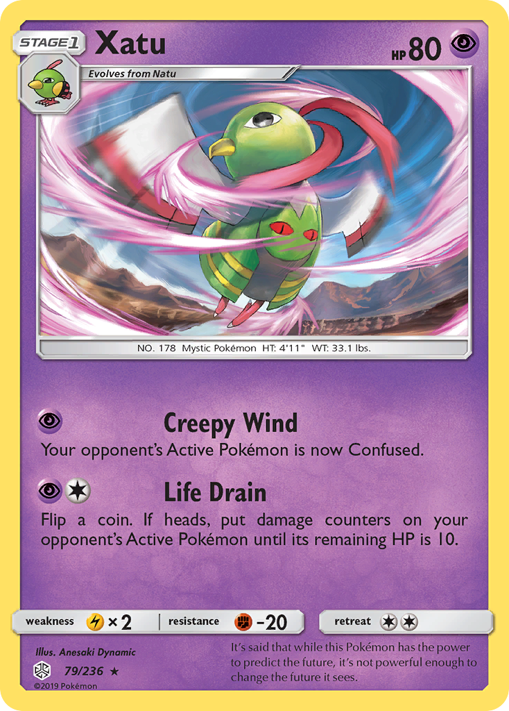 Xatu (79/236) [Sun & Moon: Cosmic Eclipse] | Chromatic Games