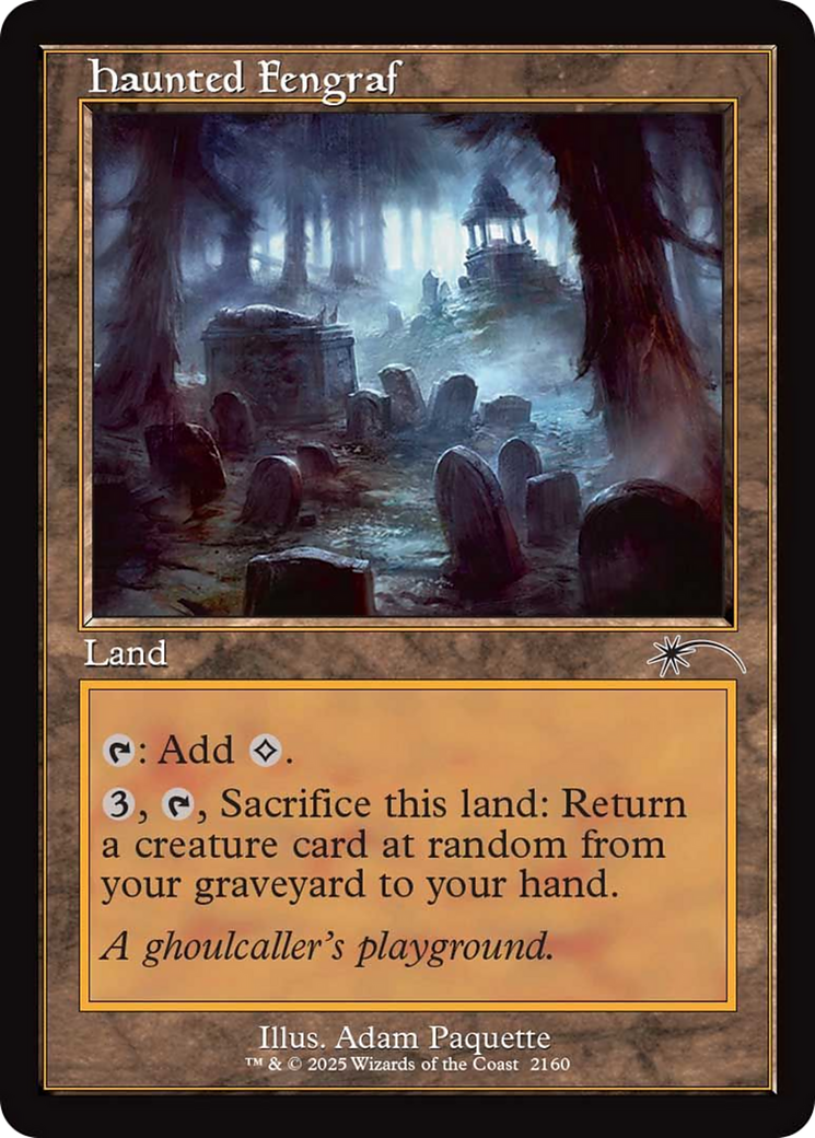 Haunted Fengraf (Retro Frame) [Secret Lair Drop Series] | Chromatic Games