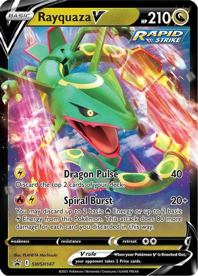 Rayquaza V (SWSH147) [Sword & Shield: Black Star Promos] | Chromatic Games