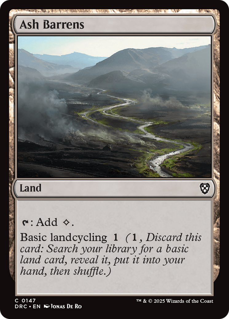 Ash Barrens [Aetherdrift Commander] | Chromatic Games