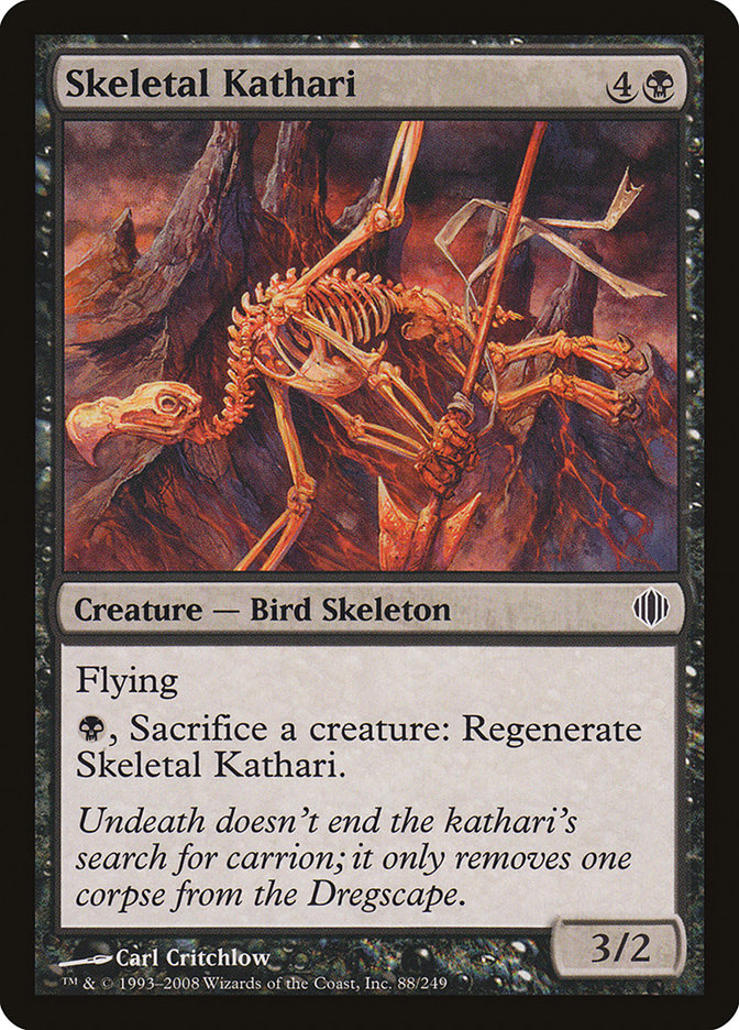 Skeletal Kathari 88 (Shards of Alara)  - Foil | Chromatic Games