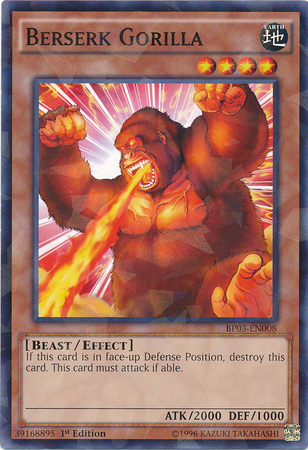 Berserk Gorilla [BP03-EN008] Shatterfoil Rare | Chromatic Games
