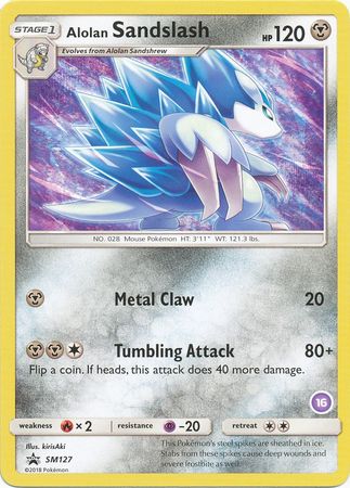 Alolan Sandslash (SM127) (Deck Exclusive #16) [Sun & Moon: Trainer Kit - Alolan Sandslash] | Chromatic Games