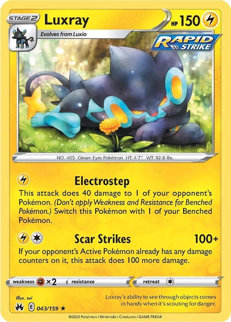 Luxray (043/159) (43) [Sword & Shield: Crown Zenith] | Chromatic Games