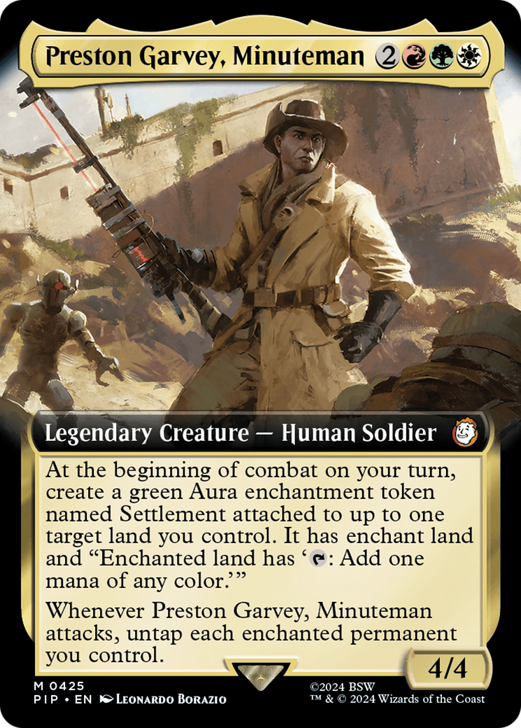 Preston Garvey, Minuteman (Extended Art) [Fallout] | Chromatic Games