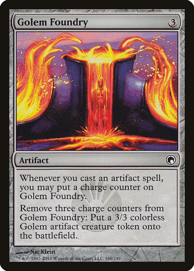 Golem Foundry 160 (Scars of Mirrodin)  | Chromatic Games