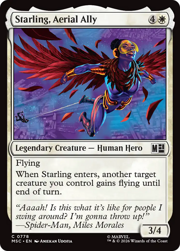 Starling, Aerial Ally [Marvel Super Heroes Commander] | Chromatic Games