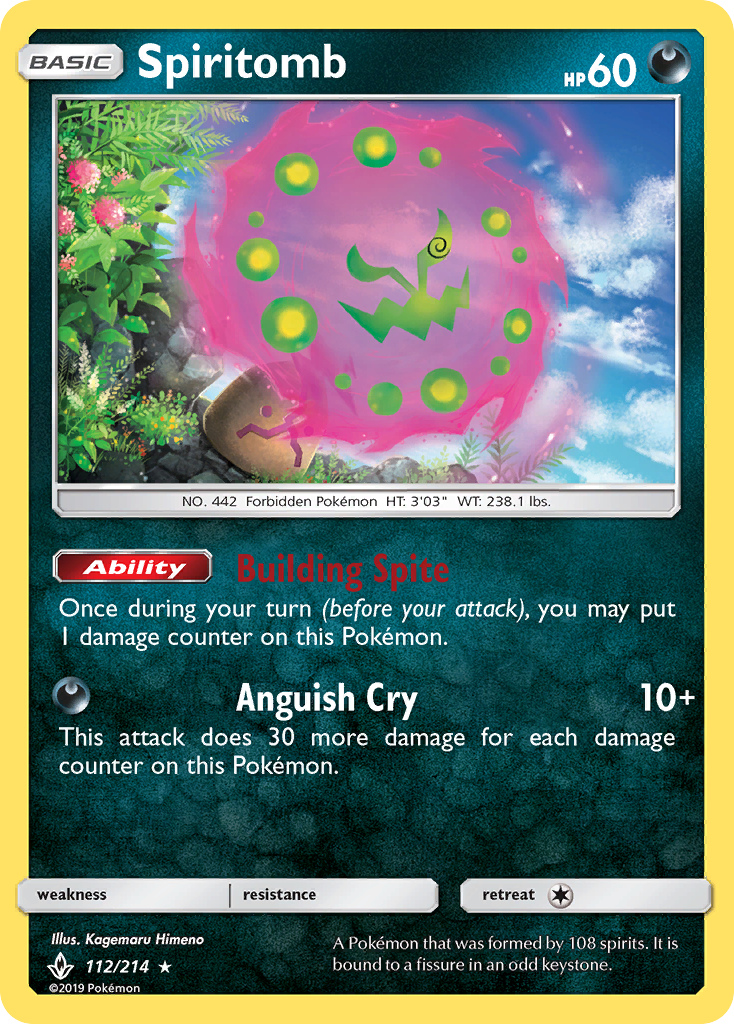 Spiritomb (112/214) [Sun & Moon: Unbroken Bonds] | Chromatic Games