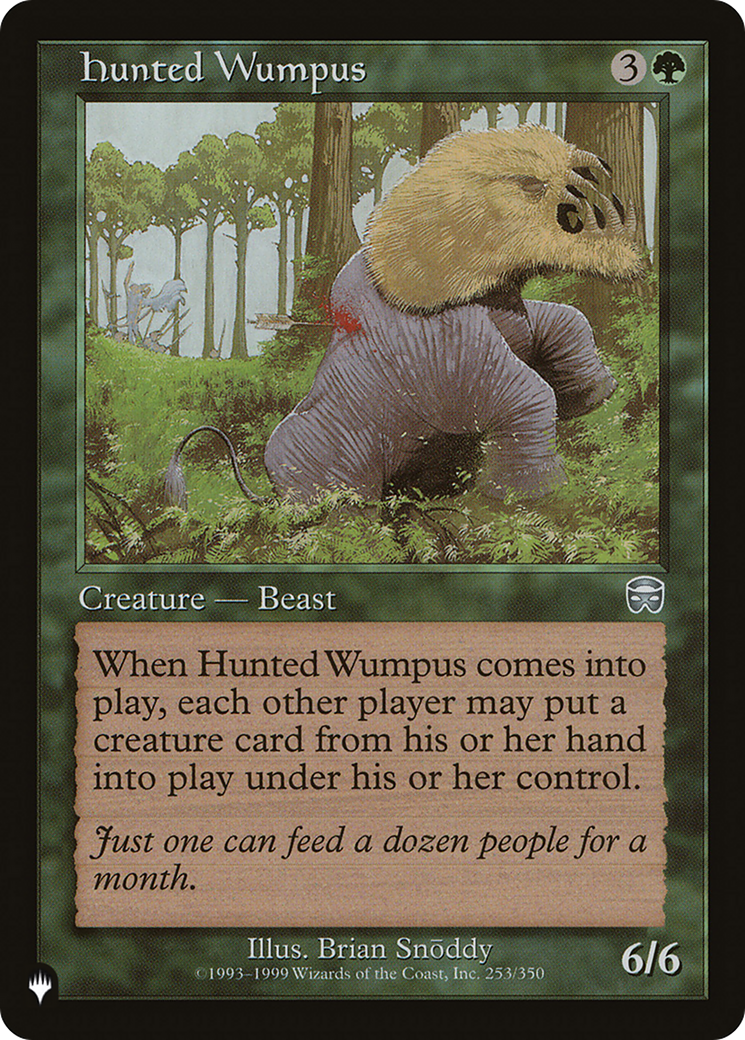 Hunted Wumpus [The List Reprints] | Chromatic Games