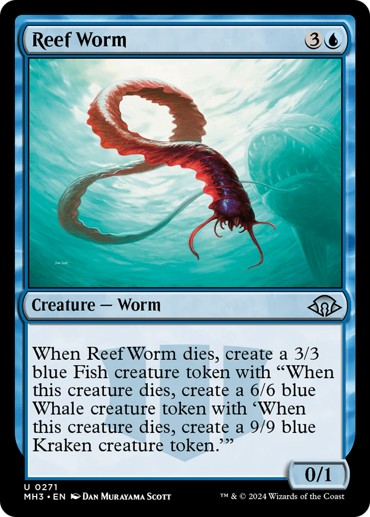 Reef Worm [Modern Horizons 3] | Chromatic Games