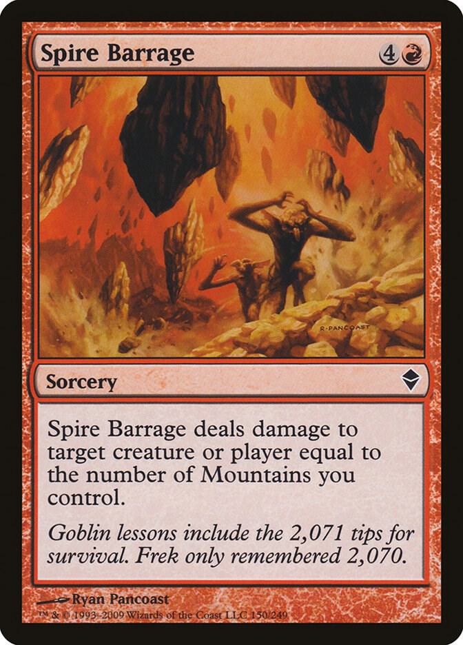 Spire Barrage 150/249 (Zendikar)  | Chromatic Games