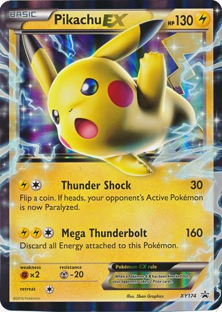 Pikachu EX (XY174) (Jumbo Card) [XY: Black Star Promos] | Chromatic Games