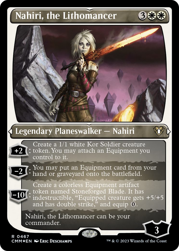 Nahiri, the Lithomancer (Foil Etched) [Commander Masters] | Chromatic Games