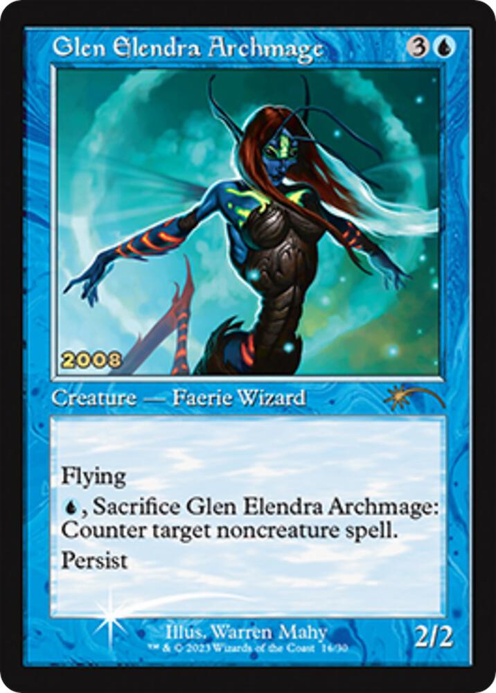 Glen Elendra Archmage 16/30 (30th Anniversary Promos)  - Foil | Chromatic Games