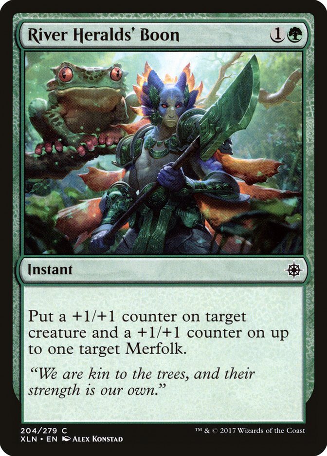 River Heralds' Boon 204/279 (Ixalan)  - Foil | Chromatic Games