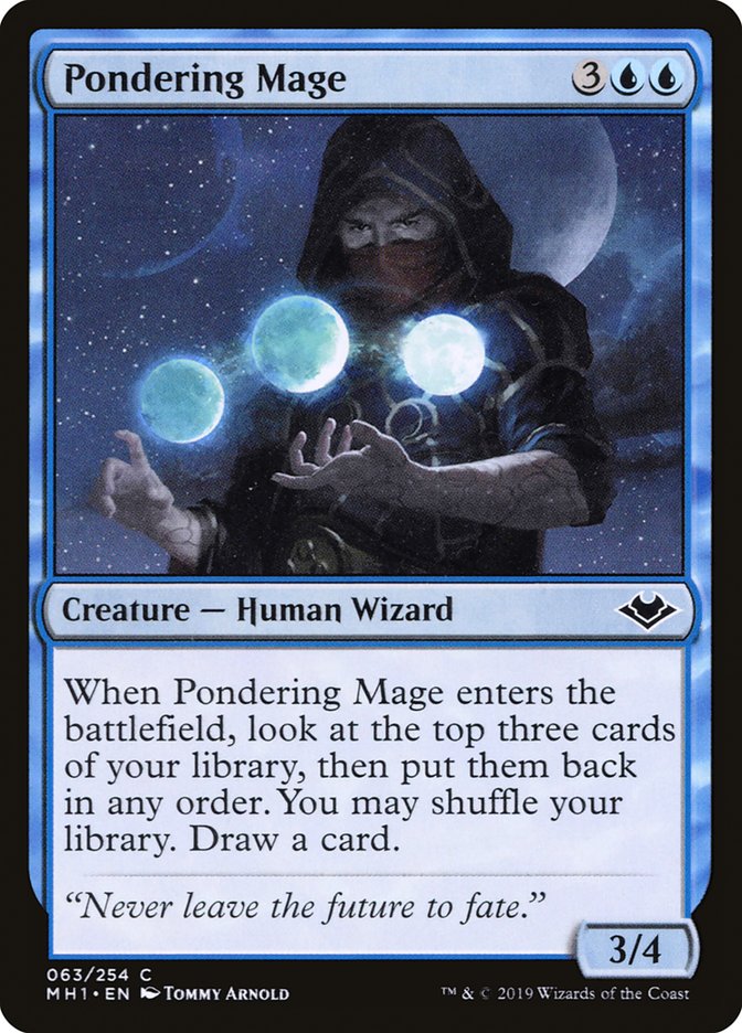 Pondering Mage [Modern Horizons] | Chromatic Games