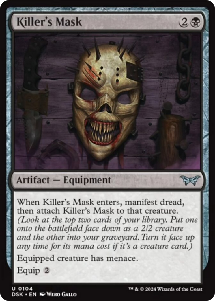 Killer's Mask [Duskmourn: House of Horror] | Chromatic Games