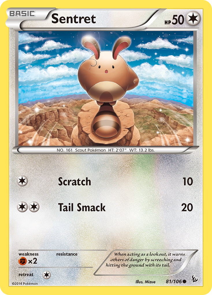 Sentret (81/106) [XY: Flashfire] | Chromatic Games