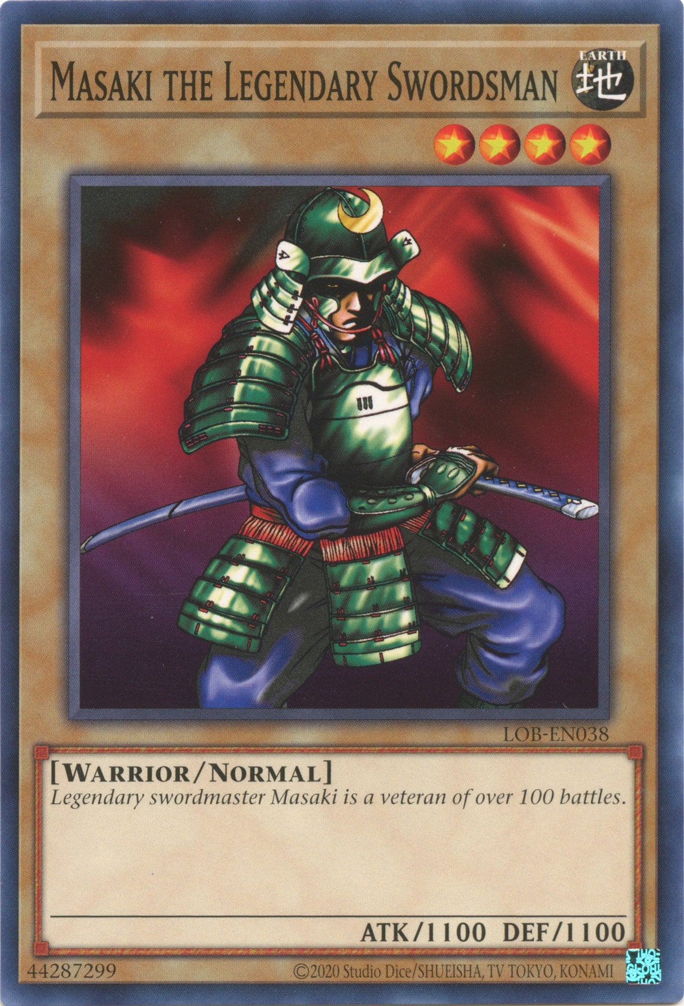 Masaki the Legendary Swordsman (25th Anniversary) [LOB-EN038] Common | Chromatic Games