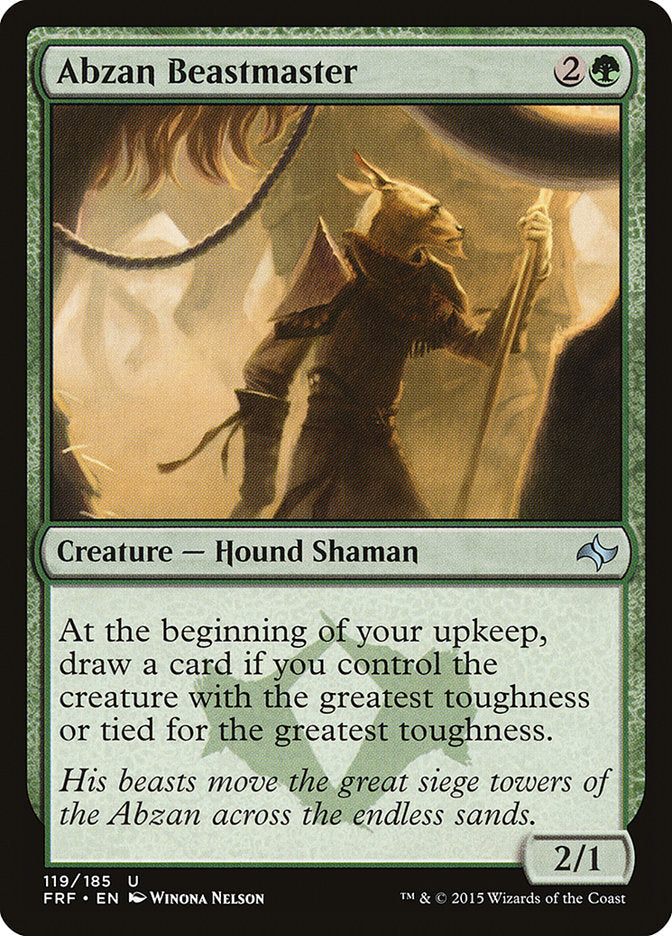 Abzan Beastmaster 119/185 (Fate Reforged)  | Chromatic Games