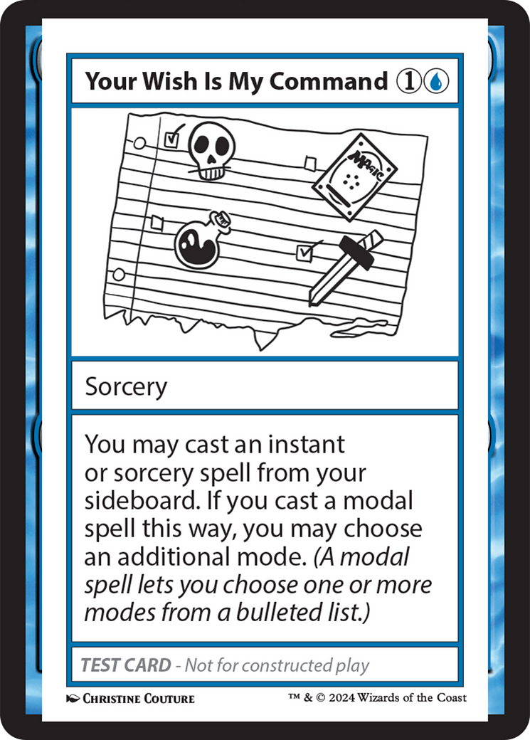 Your Wish Is My Command [Mystery Booster 2 Playtest Cards] | Chromatic Games