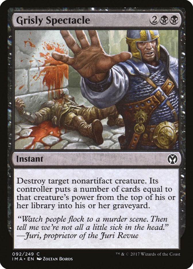 Grisly Spectacle 92/249 (Iconic Masters)  | Chromatic Games