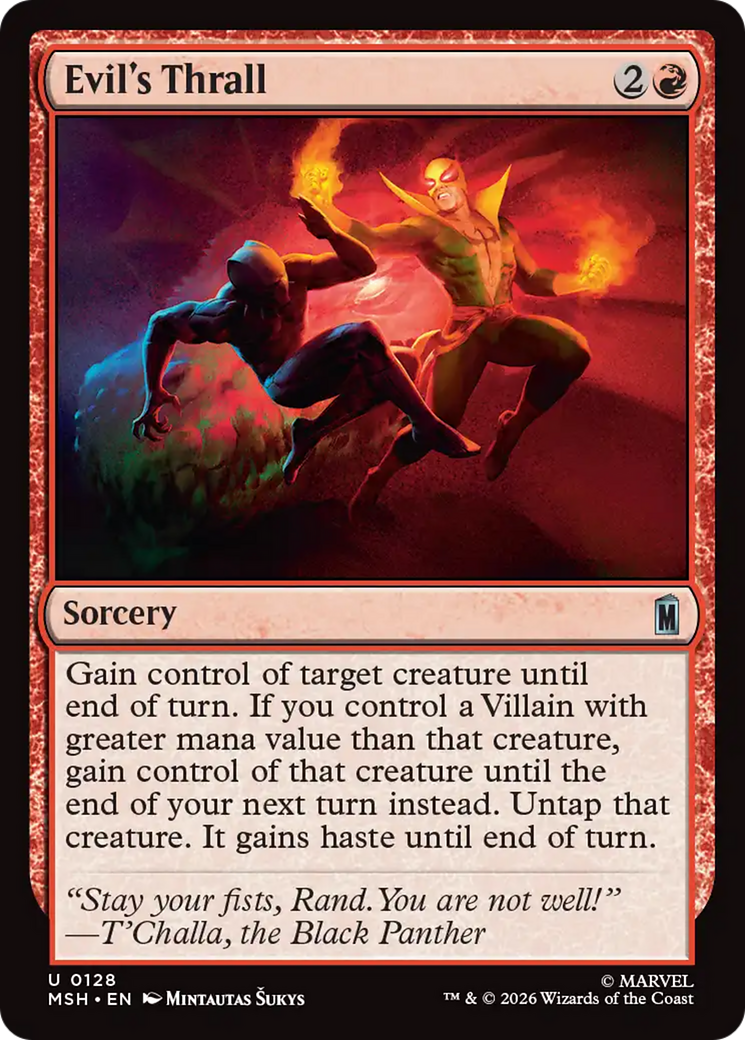 Evil's Thrall [Marvel Super Heroes] | Chromatic Games