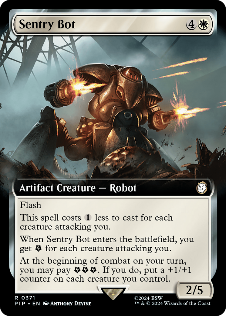 Sentry Bot (Extended Art) [Fallout] | Chromatic Games