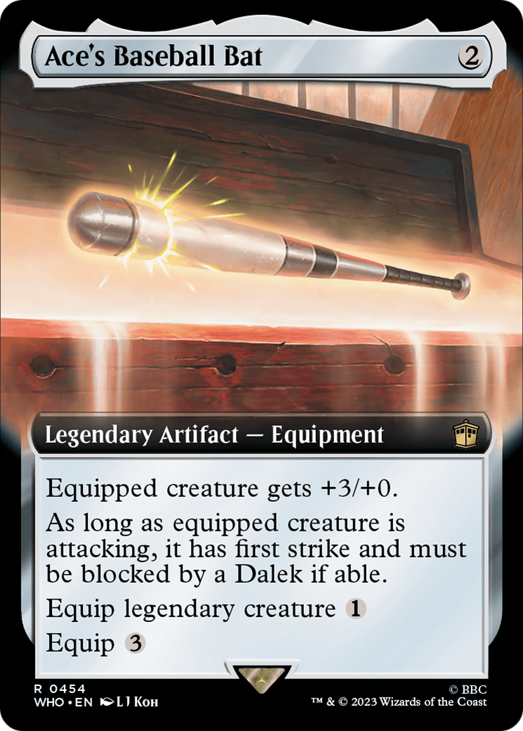 Ace's Baseball Bat (Extended Art) [Doctor Who] | Chromatic Games