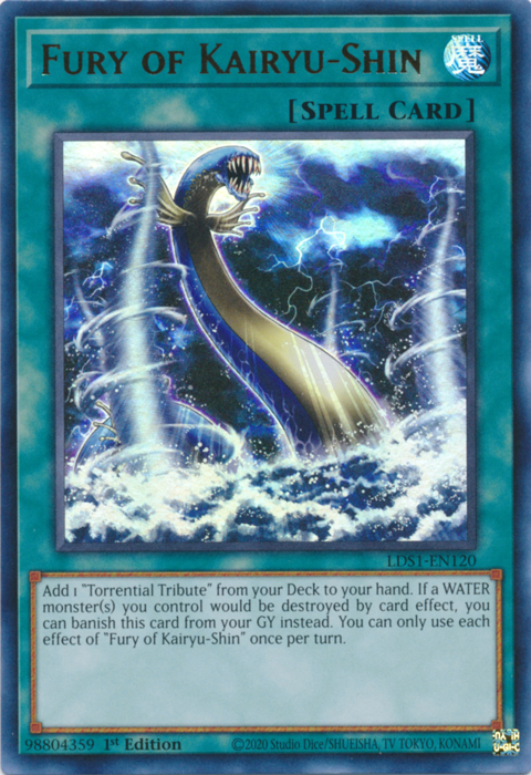 Fury of Kairyu-Shin [LDS1-EN120] Ultra Rare | Chromatic Games