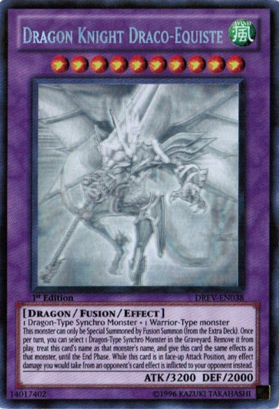 Dragon Knight Draco-Equiste [DREV-EN038] Ghost Rare | Chromatic Games