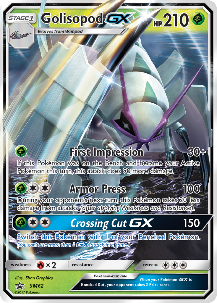 Golisopod GX (SM62) [Sun & Moon: Black Star Promos] | Chromatic Games