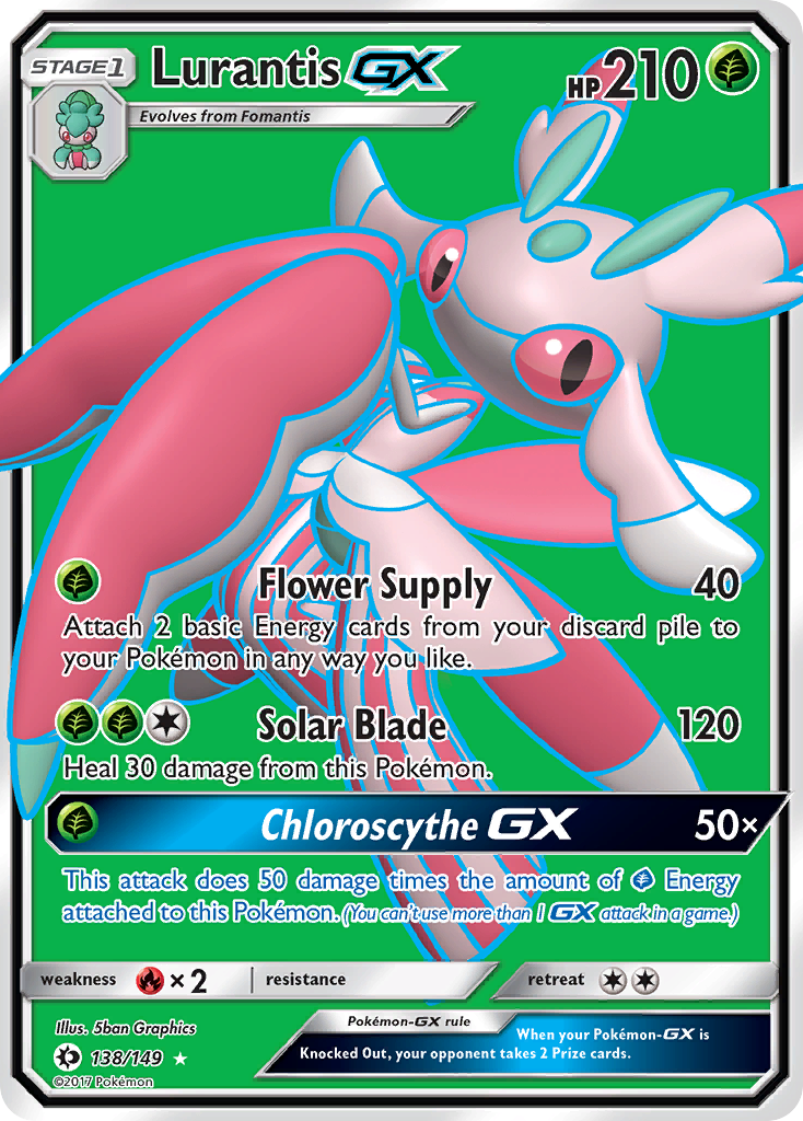 Lurantis GX (138/149) [Sun & Moon: Base Set] | Chromatic Games