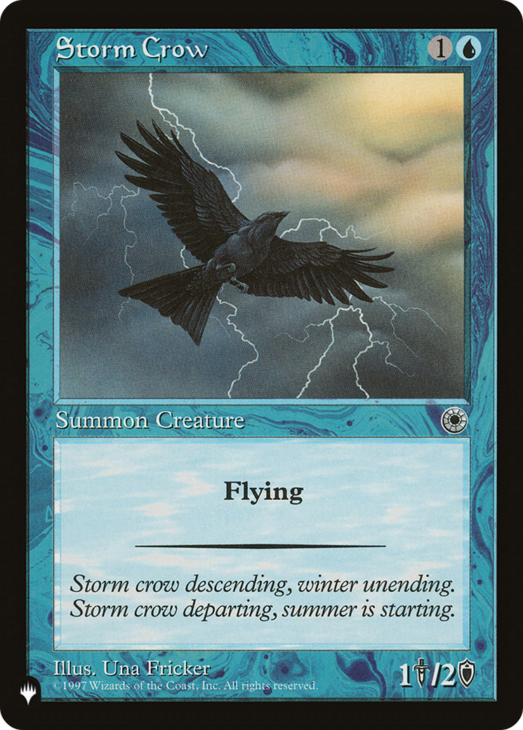 Storm Crow (POR) [The List Reprints] | Chromatic Games