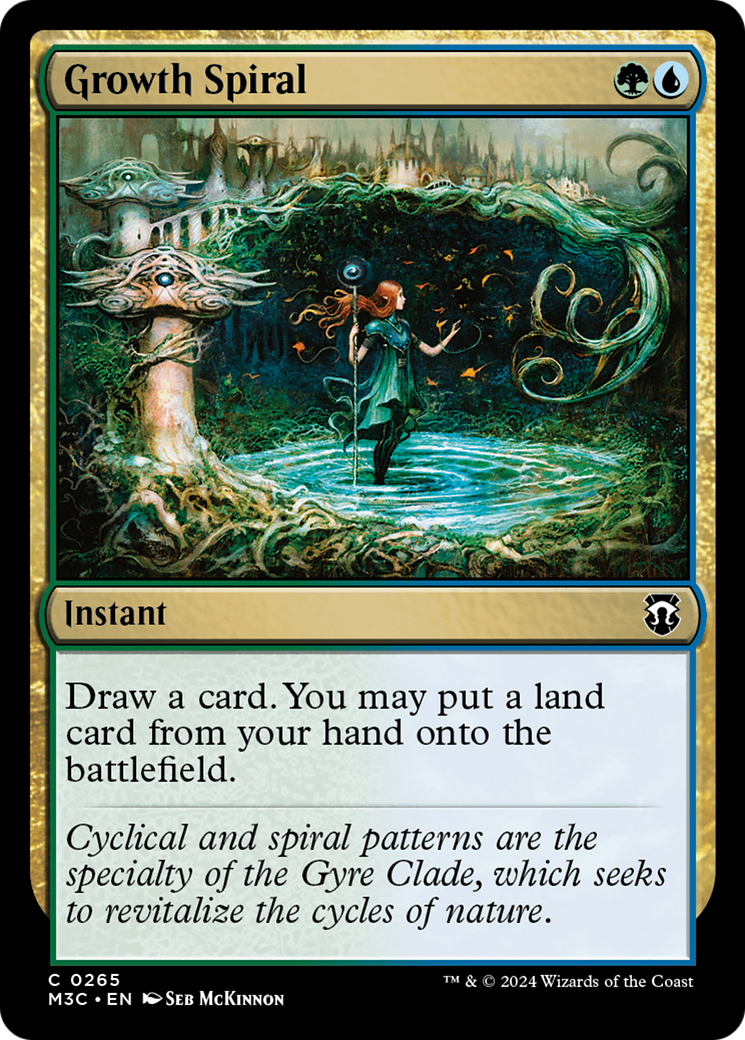 Growth Spiral (Ripple Foil) [Modern Horizons 3 Commander] | Chromatic Games