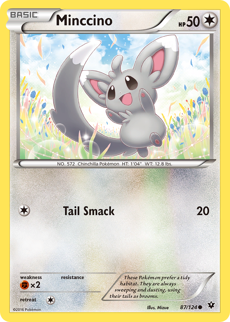 Minccino (87/124) [XY: Fates Collide] | Chromatic Games