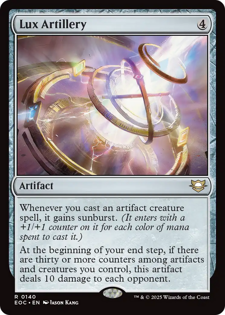 Lux Artillery [Edge of Eternities Commander] | Chromatic Games