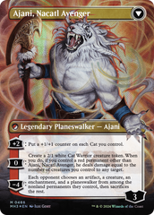 Ajani, Nacatl Pariah // Ajani, Nacatl Avenger (Borderless) (Textured Foil) [Modern Horizons 3] | Chromatic Games