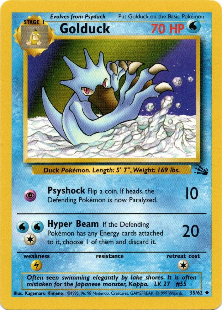 Golduck (35/62) [Fossil Unlimited] | Chromatic Games