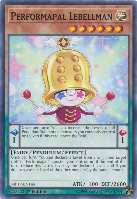 Performapal Lebellman [MP19-EN146] Common | Chromatic Games